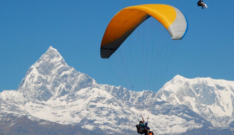 Paragliding in Nepal