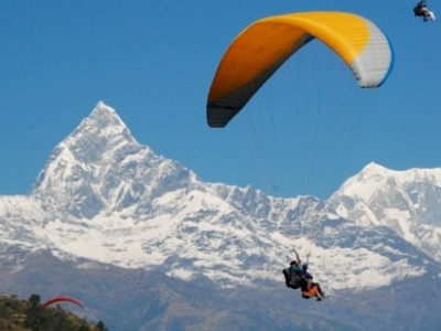Paragliding in Nepal