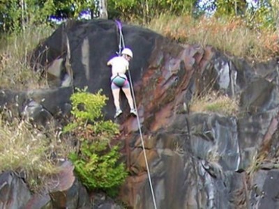 Rock climbing in Nepal